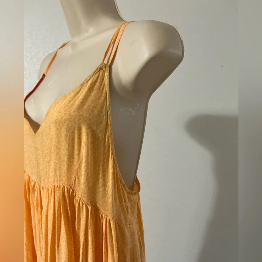 EUC Anthropologie Carla Weeks Setting Sun Maxi Dress Medium - Picture 6 of 13